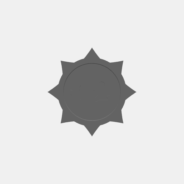 Game Tokens - Lorcana - Strength - Plus 2 v1.0.stl