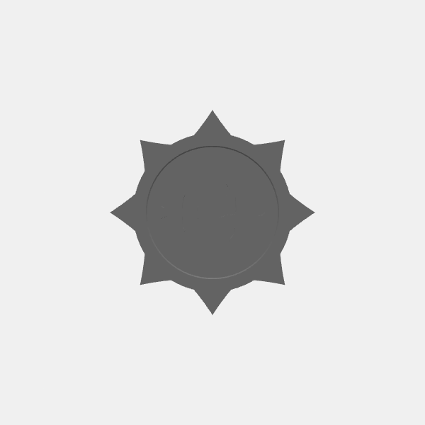 Game Tokens - Lorcana - Strength - Plus 4 v1.0.stl