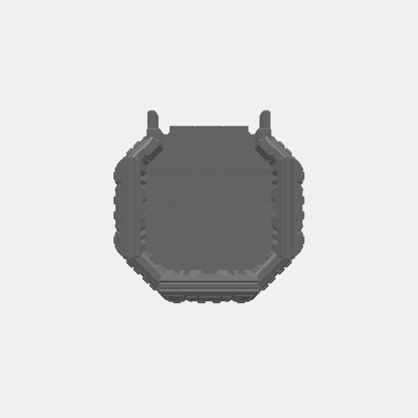 Grimdark 40k Dice Tower - Tray v1.1.stl