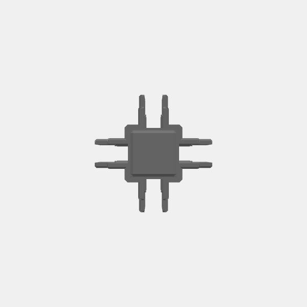 Understone Walls - Junction -  Skulls inset - Cross v1.1.stl
