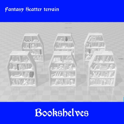 Fantasy Scatter Bookshelves