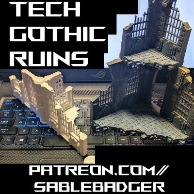 40k Tech Gothic Ruins