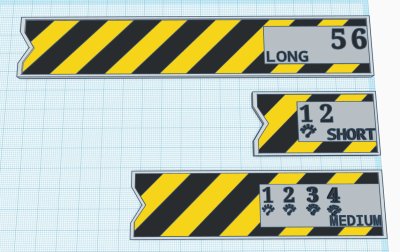 Gaslands Templates - Hazard Stripes v1