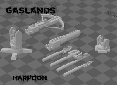 Gaslands Harpoon and 125 mm cannon - Image 2