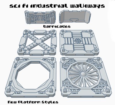 Sci Fi Scaffold and Walkways part 2 - Image 2