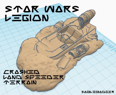 Legion - Crashed Landspeeder Terrain - Image 2