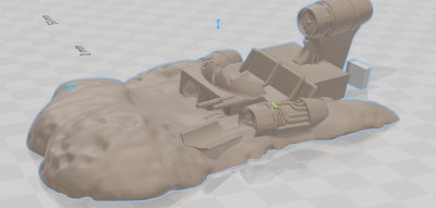 Legion - Crashed Landspeeder Terrain - Image 1