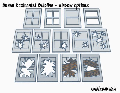 Urban - Residental Building 1 - 40mm scale - Image 3