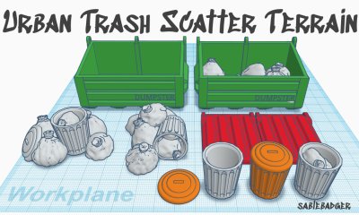 Urban - Trash Scatter - 40mm