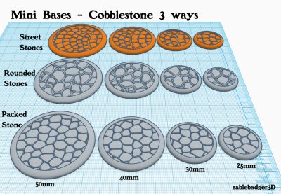 mini bases - cobblestone - Image 1