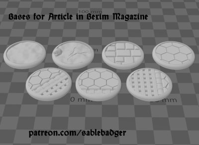 Mini Bases from Bexim Article