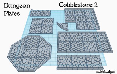 Dungeon Plates - Cobblestone 2