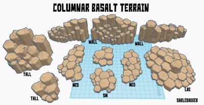 Columnar Basalt Terrain