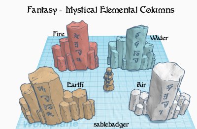 Fantasy - Mystical Columns - Image 1