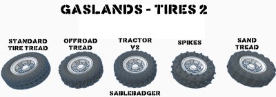 Gaslands - Tire Upgrade set 2 - Image 1