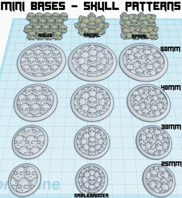 Mini Bases - Skulls