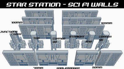 Sci Fi - Star Station Walls - Image 1