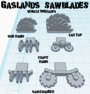 Gaslands - sawblades