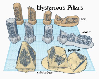 Fantasy - Mysterious Pillars