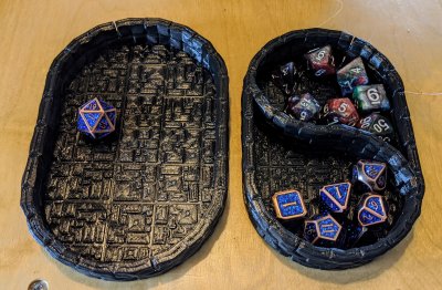 Tilestone 2 - Oval Dice Tray - Image 2