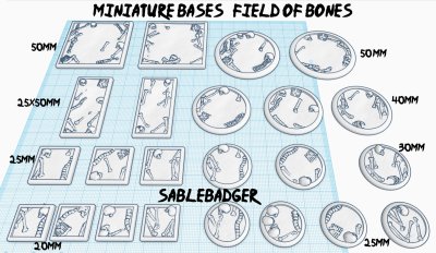 Mini Bases - Field of Bones