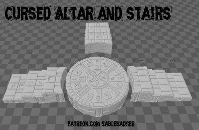 Cursed Altar and Stairs