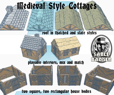 Day 24 - Medieval Cottages
