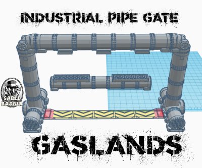 Gaslands - Industrial Pipe Gates
