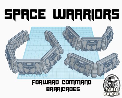 Space Warriors - Forward Command Barricades