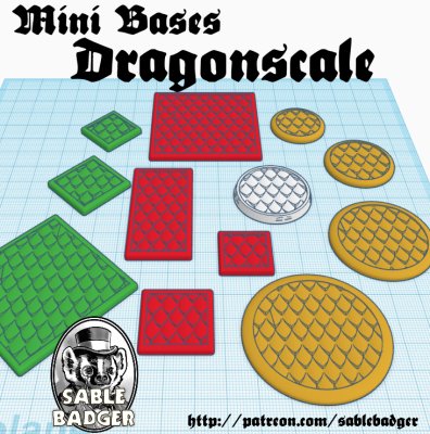 Mini Bases - Dragonscale - Image 1