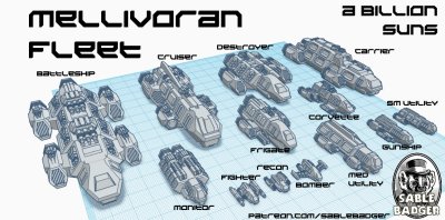 A Billion Suns - Mellivoran Fleet - Image 1