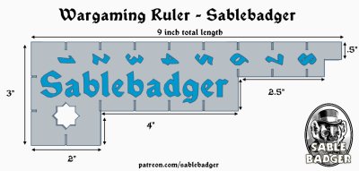 Wargame Ruler - Sablebadger - Image 2