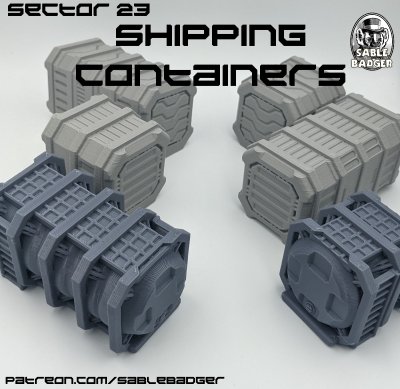 Sci Fi Shipping Containers - Image 3