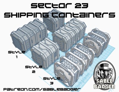 Sci Fi Shipping Containers - Image 2