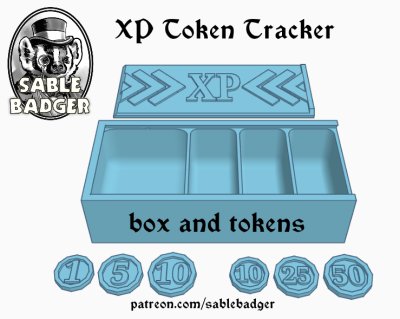 Gaming - XP Token Tracker box