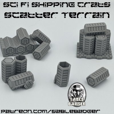 Sci Fi Shipping Crate Scatter - Image 1