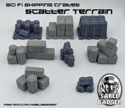 Sci Fi Shipping Crate Scatter - Image 2