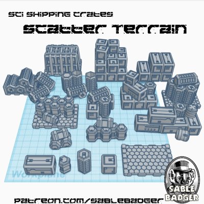 Sci Fi Shipping Crate Scatter - Image 3