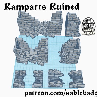 Tilestone Ramparts - Ruined