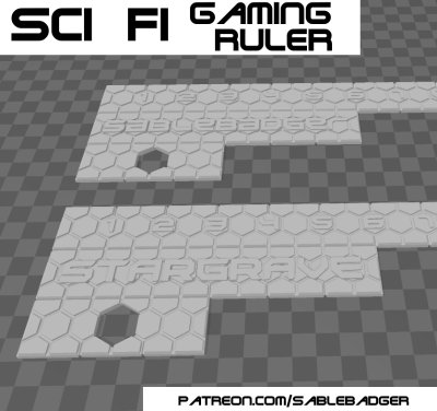 Gaming - Sci Fi Measuring Gauge