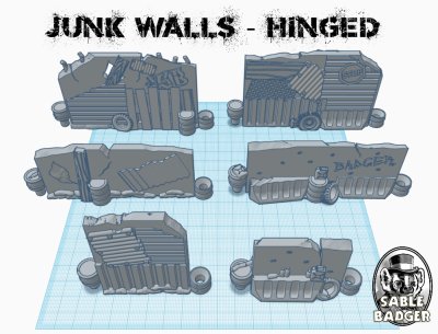 Junk Walls - hinged