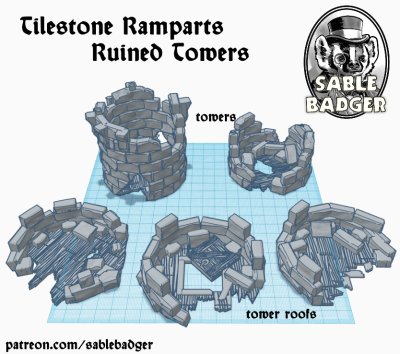 Tilestone Ramparts - Ruined Towers - Image 1