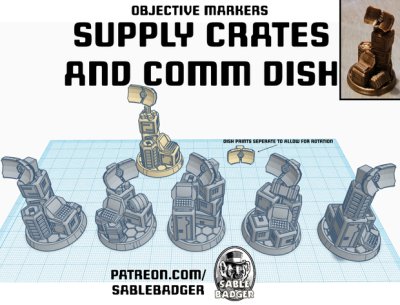 Objective Markers - Supply Crates and Comm Dish - Image 2
