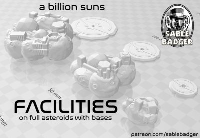 A Billion Suns - Asteroid Facilities FULL ASTEROIDS