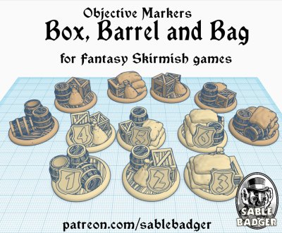 Objective Markers - Box Bag and Barrel - Image 3