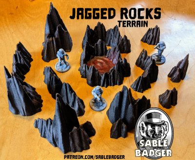 Terrain - Jagged Rocks