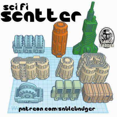 Sci Fi - Scatter Terrain