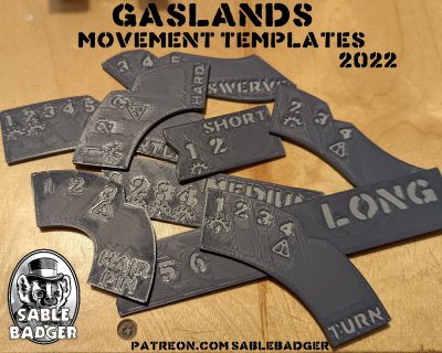 Gaslands - movement templates 2022 - Image 2