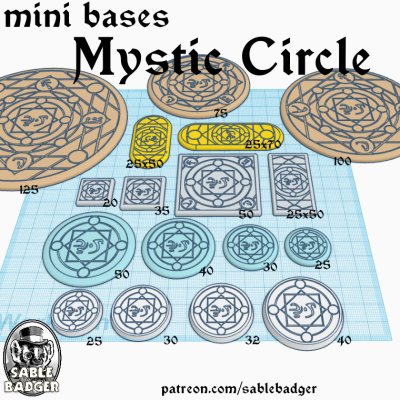 Mini Bases - Mystic Cirlces - Image 2