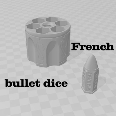 Gaslands - Bullet Dice in French